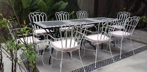 Bàn Ghế Sắt Cafe Sân Vườn