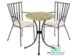 BÀN GHẾ SẮT MỸ THUẬT BGS-MT412