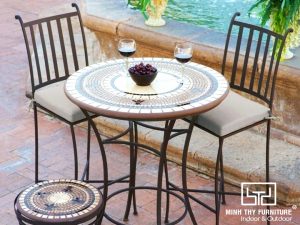 BÀN GHẾ SẮT MỸ THUẬT BGS-MT413