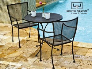 BÀN GHẾ SẮT NGOÀI TRỜI BGS-MT438