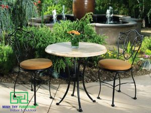 BÀN GHẾ SẮT NGOÀI TRỜI BGS-MT439