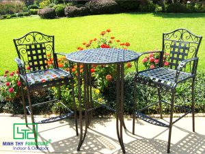 BÀN GHẾ SẮT MỸ NGHỆ BGS-MT469