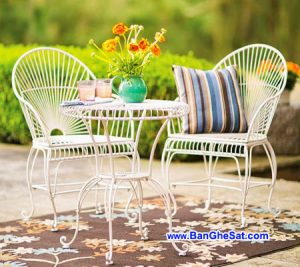 BÀN GHẾ SẮT MỸ THUẬT BGS-MT419