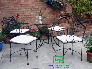 Bộ bàn ghế sắt sân vườn BGS-MT302