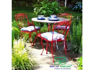 Bộ bàn ghế sắt sân vườn BGS-MT303