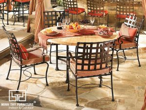 Bộ bàn ghế sắt sân vườn BGS-MT308