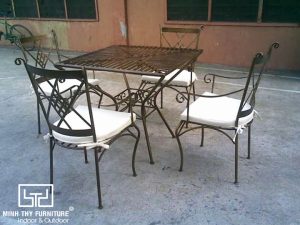 Bộ bàn ghế sắt sân vườn BGS-MT312