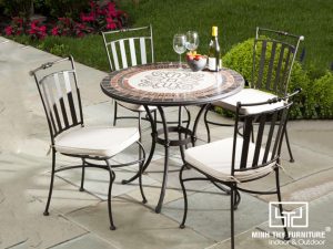 Bộ bàn ghế sắt sân vườn BGS-MT314
