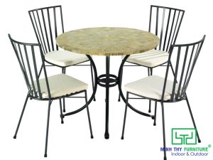 Bộ bàn ghế sắt sân vườn BGS-MT318