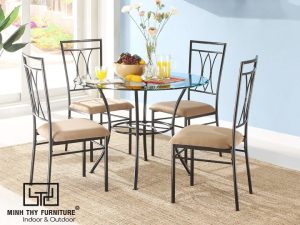 Bộ bàn ghế sắt sân vườn BGS-MT319