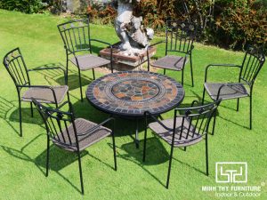 Bộ bàn ghế sắt sân vườn BGS-MT320