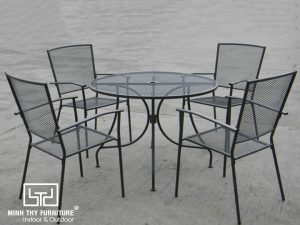 Bộ bàn ghế sắt sân vườn BGS-MT325