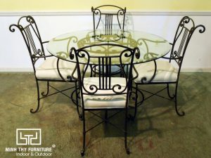 Bộ bàn ghế sắt sân vườn BGS-MT328