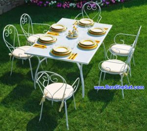 Bộ bàn ghế sắt sân vườn BGS-MT329