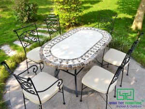 BÀN GHẾ SẮT CAFE BGS-MT335