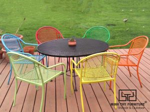 BÀN GHẾ SẮT CAFE BGS-MT339