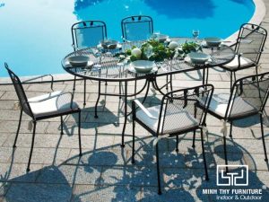 BÀN GHẾ SẮT CAFE BGS-MT341