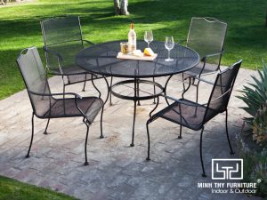 BÀN GHẾ SẮT CAFE BGS-MT344