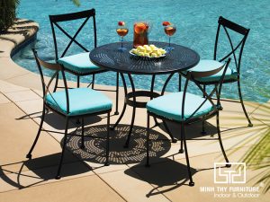 BÀN GHẾ SẮT CAFE BGS-MT349