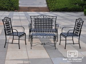 BÀN GHẾ SẮT CAFE BGS-MT353